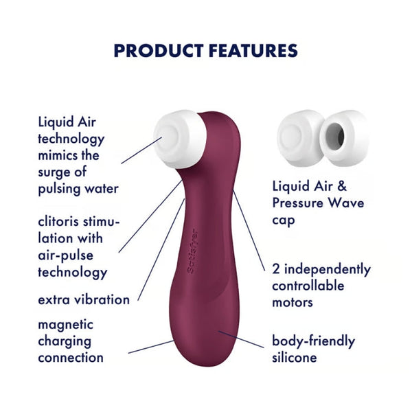 PRO 2 GENERATION 3 WITH APP - WINE RED