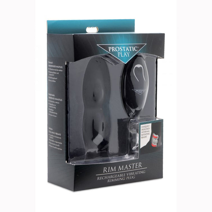RIM MASTER RECHARGEABLE VIBRATOR RIMMING PLUG