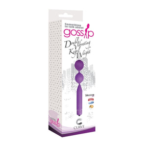 GOSSIP DOUBLE VIBRATING KEGEL WEIGHT - VIOLET