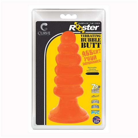 VIBRATING BUBBLE BUTT - ORANGE
