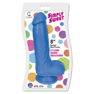 8IN BANGIN' BLUE PECKER