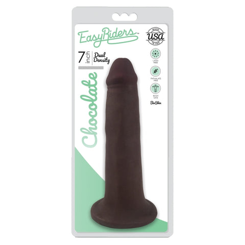 EASY RIDERS 7" SLIM BIOSKIN DONG - CHOCOLATE