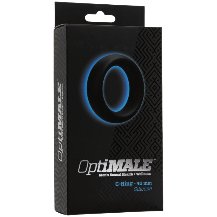 OPTIMALE - C-RING 40 MM SILICONE - BLACK