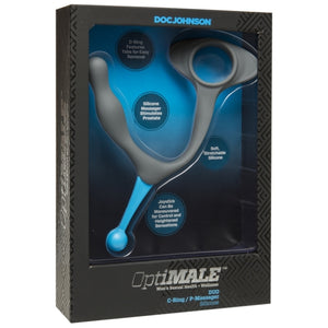 OPTIMALE DUO C-RING & P-MASSAGER - SLATE