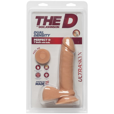 THE D PERFECT D 7" W/ BALLS - ULTRASKYN - VANILLA