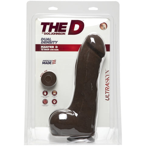 THE D MASTER D 12" W/ BALLS - ULTRASKYN - CHOCOLATE