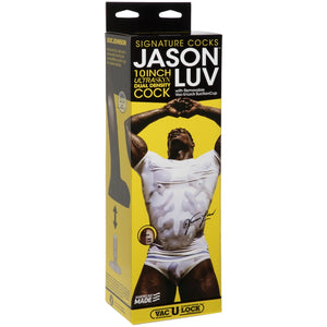 SIGNATURE COCKS JASON LUV 10" ULTRASKYN - CHOCOLATE