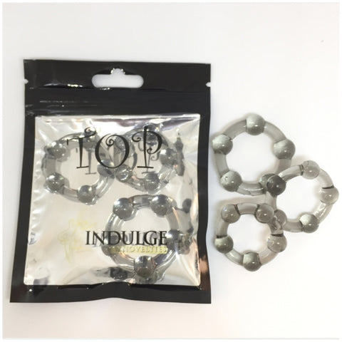 TOP COCK RING CKTS30 SMOKE 3-PAK