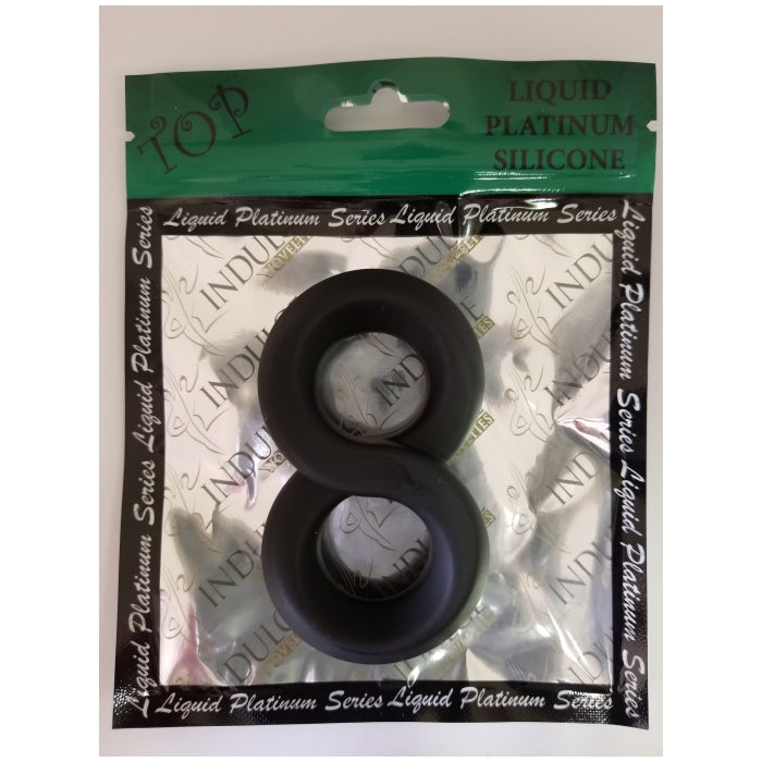 ** 40% OFF ** LIQUID PLATINUM SILICONE COCKRING - ETERNITY - LJ-