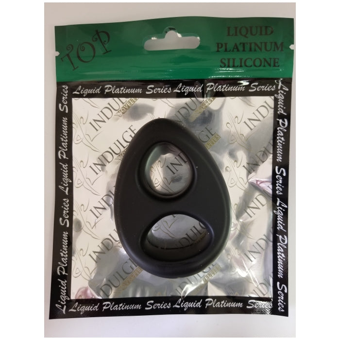 ** 40% OFF ** LIQUID PLATINUM SILICONE COCKRING - HOMEBASE - LJ-