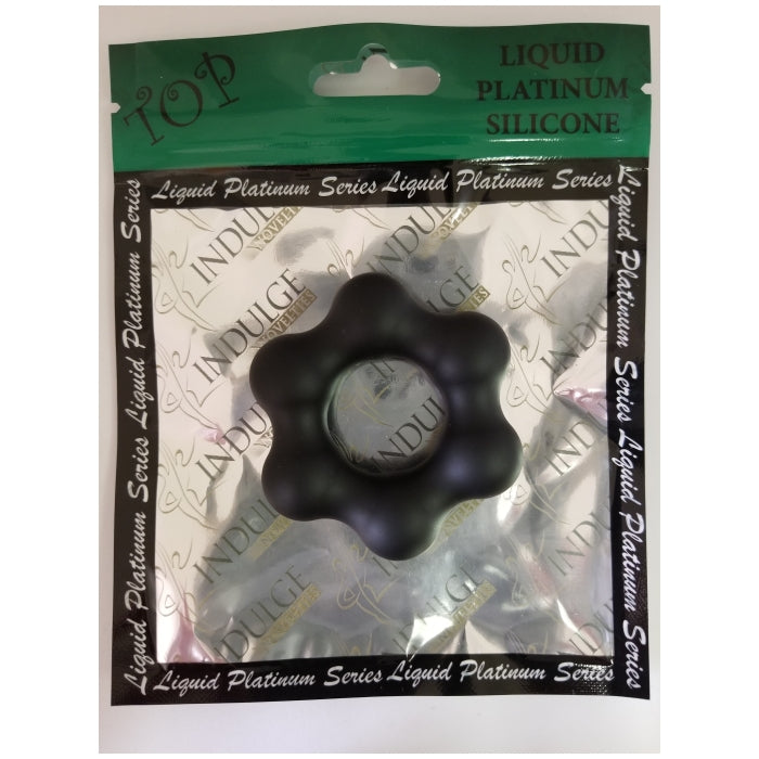 ** 40% OFF ** LIQUID PLATINUM SILICONE COCKRING - BANDIT - LJ-70