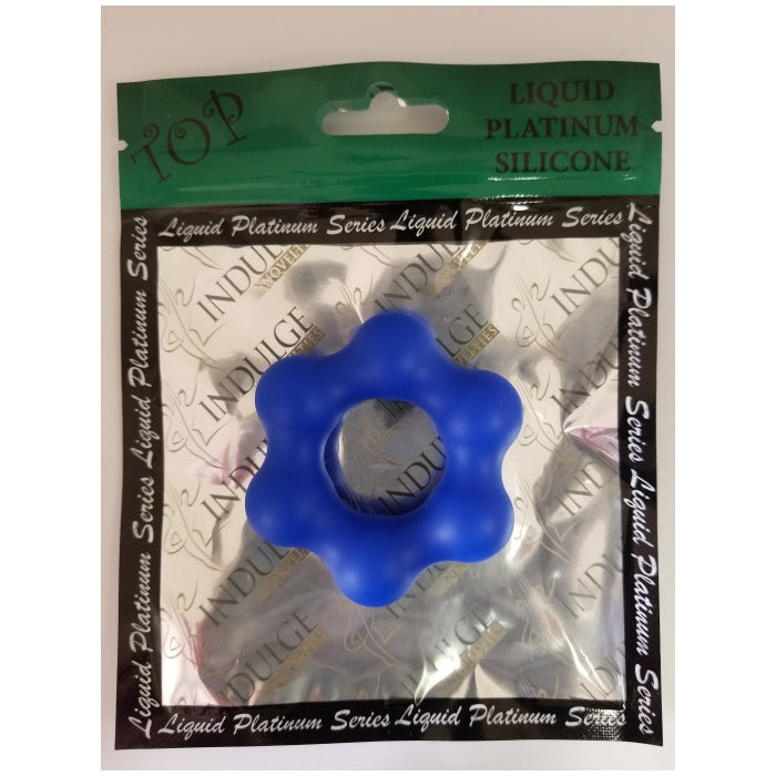 ** 40% OFF ** LIQUID PLATINUM SILICONE COCKRING - BANDIT - LJ-70