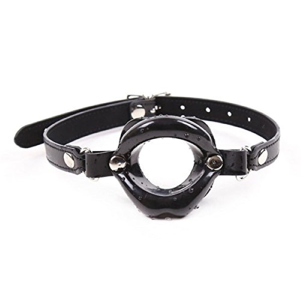 BALL GAG OPEN MOUTH - BLACK