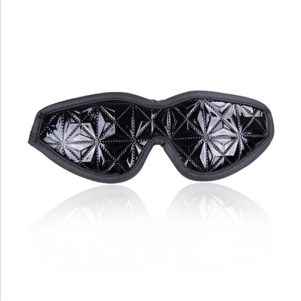 BLINDFOLD PVC - BLACK