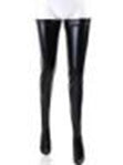 LEGGINGS PVC - BLACK - LRG