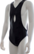 SUIT PATENT LEATHER - BLACK
