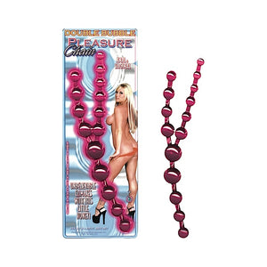 DOUBLE BUBBLE PLEASURE CHAIN-RED