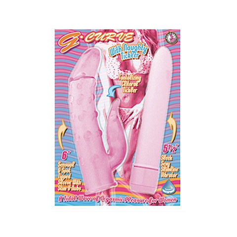 G-CURVE WITH NAUGHTY TICKLER-PINK