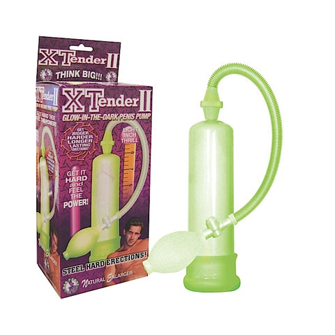 XTENDER II PUMP GLOW-IN-THE-DARK PENIS PUMP