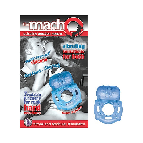 THE MACHO PULSATING ERECTION KEEPER-BLUE