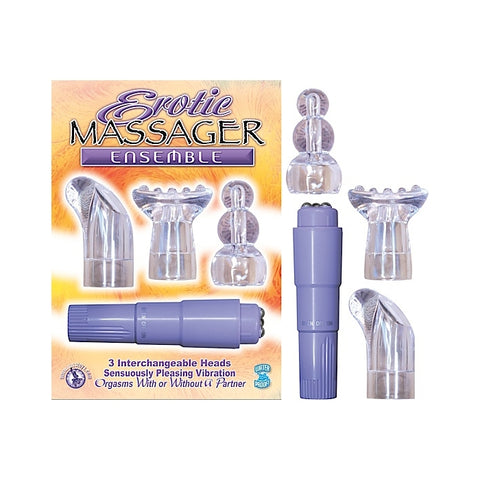 EROTIC MASSAGER ENSEMBLE-LAVENDER