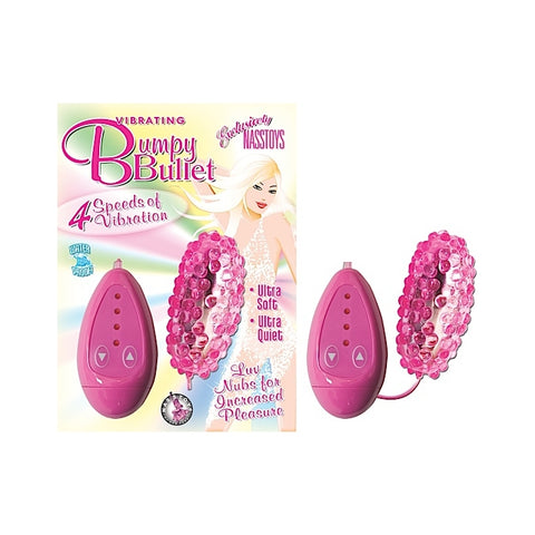 VIBRATING BUMPY BULLET-PINK