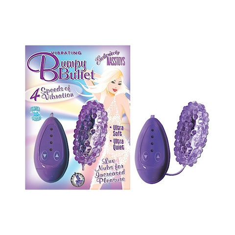 VIBRATING BUMPY BULLET-PURPLE