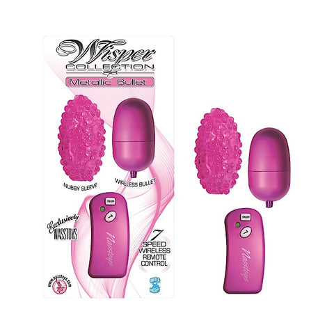 WISPER COLLECTION METALLIC BULLET-PINK