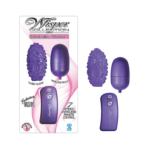 WISPER COLLECTION METALLIC BULLET-PURPLE
