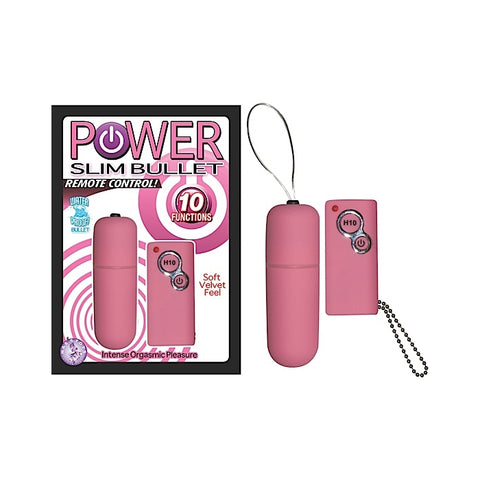 POWER SLIM BULLET REMOTE CONTROL - PINK