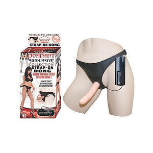DOMINANT SUBMISSIVE COLLECTION STRAP-ON DONG - FLESH