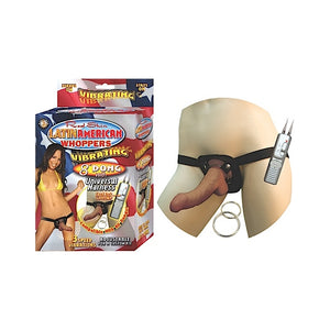 LATIN AMERICAN WHOPPERS 8IN DONG WITH UNIVERSAL HARNESS