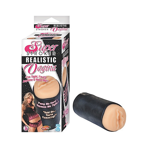 SUPER STROKER REALISTIC VAGINA - FLESH