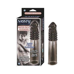 NASSTY COLLECTION SUPER DICK EXTENDER-SMOKE