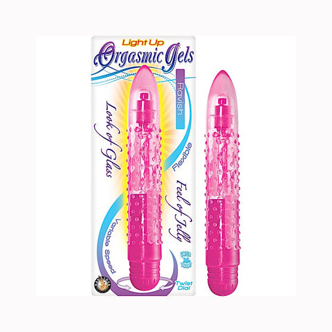 ORGASMIC GELS LIGHT UP RAVISH - PINK
