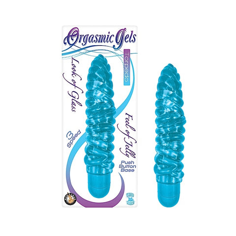 ORGASMIC GELS TORPEDO-BLUE