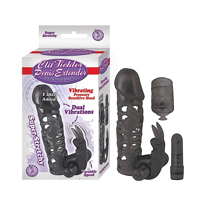 CLIT TICKLER PENIS EXTENDER BY NASSTOYS - BLACK