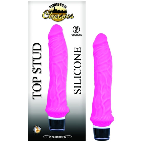 TOP STUD SILICONE VIBE 9.5 PINK