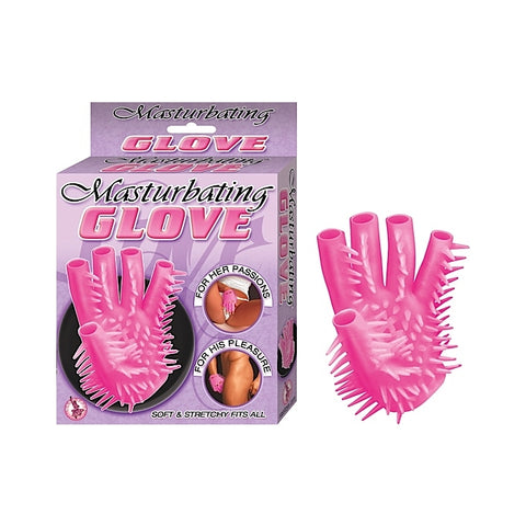 MASTURBATING GLOVE - PINK
