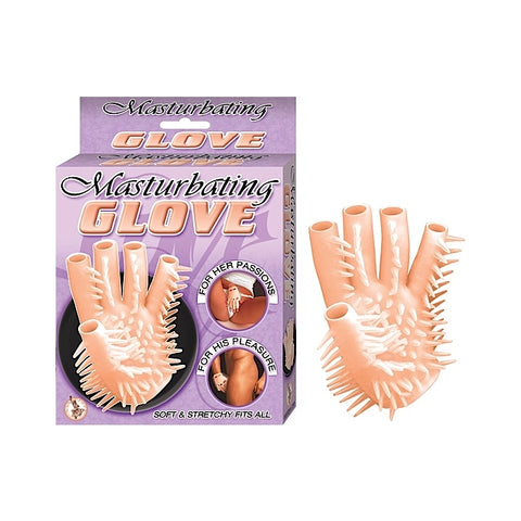 MASTURBATING GLOVE - FLESH