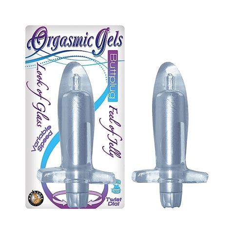 ORGASMIC GELS BUTTPLUG - SILVER