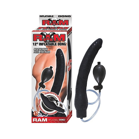 RAM 12 INFLATABLE DONG - BLACK