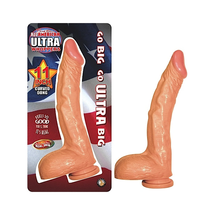 ALL AMERICAN ULTRA WHOPPERS 11 CURVED DONG - FLESH