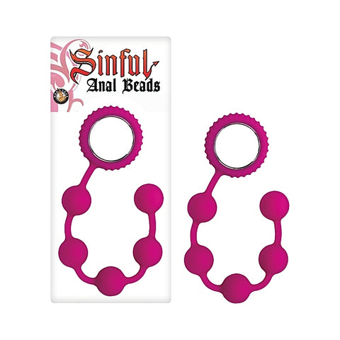 SINFUL ANAL BEADS - PINK