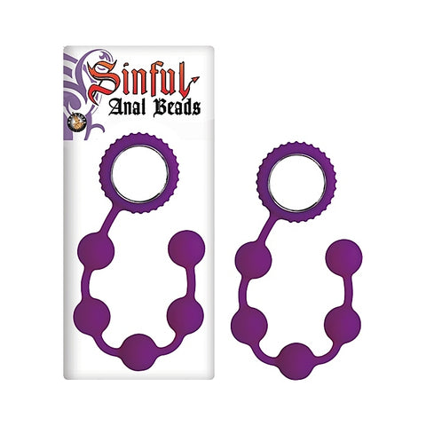 SINFUL ANAL BEADS - PURPLE