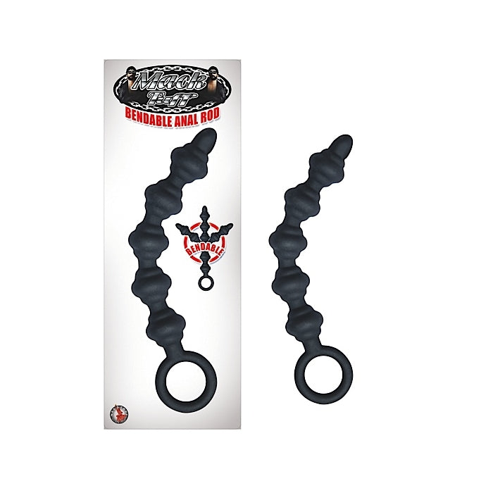 MACK TUFF BENDABLE ANAL ROD-BLACK