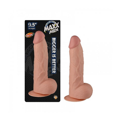 MAXX MEN 9.5IN STRAIGHT DONG - FLESH