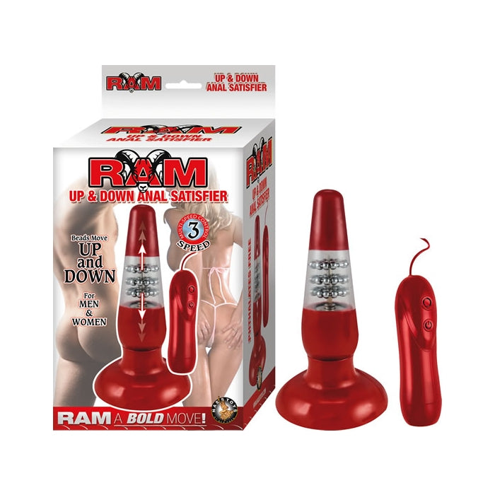 RAM UP & DOWN ANAL SATISFIER-RED