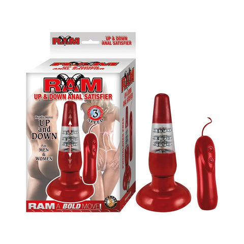 RAM UP & DOWN ANAL SATISFIER-RED