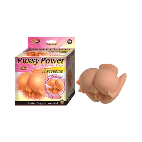 PUSSY POWER THREESOME-FLESH